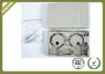 ABS Material Fiber Optic Tools , 2 Cores Fiber Optic Termination Box With SC APC