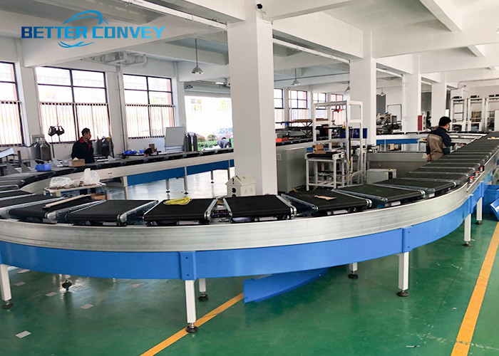 High Speed warehouse Cross Belt Sorter System