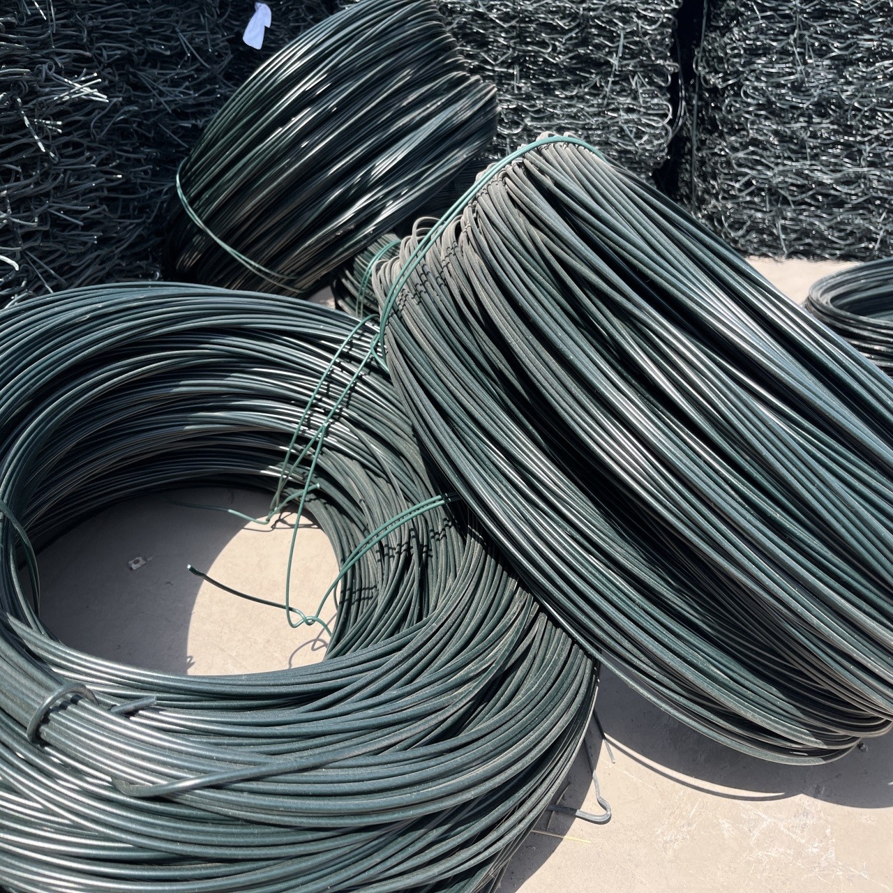 PVC Coated Galvanized Wire Mesh Gabion Box 1*1*1 M Green For Rock Fall Protection
