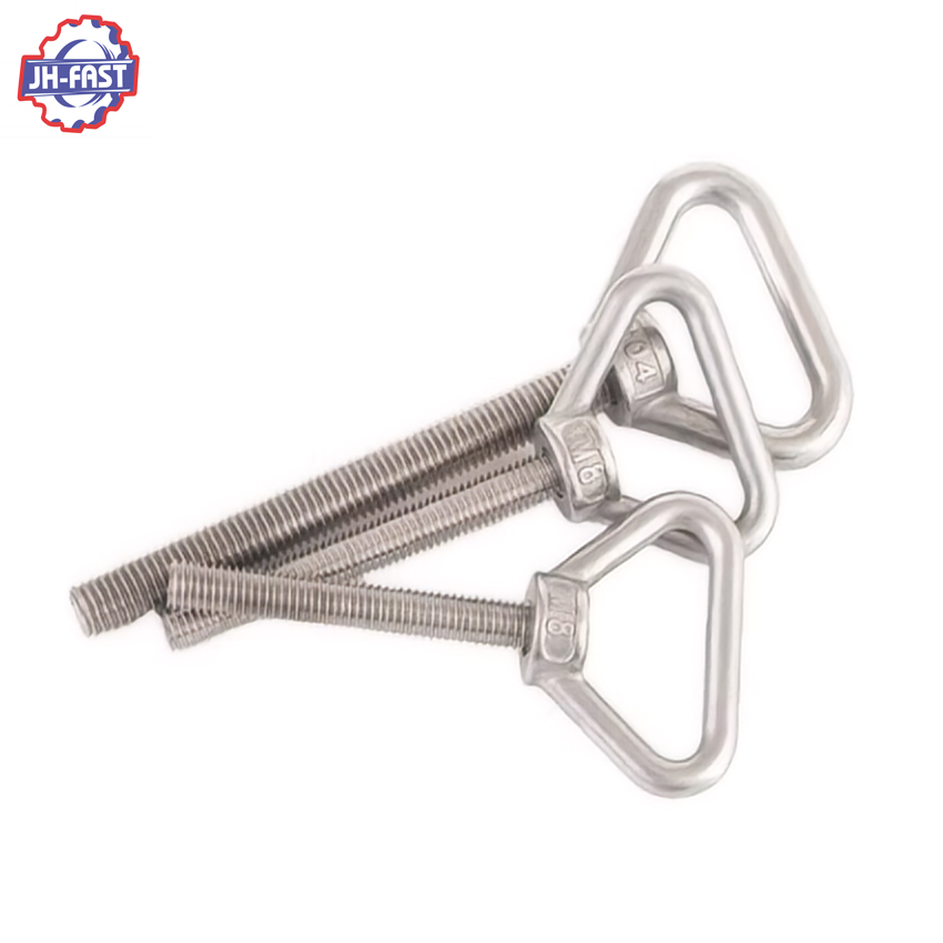 Stainless Steel Lifting Eye Bolt Custom M12 with Nut ISO Standard