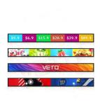 Supermarket Shelf GOB LED Display P1.5625 900X60mm 10W / 36W 800nits lightweight