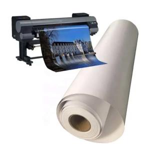 Wholesale Gloss White Inkjet Paper 300gsm Jacquard Inkjet Fabric Rolls from china suppliers