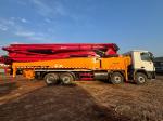 Semi-Dry Shotcrete Type Concrete Pump Truck 52 Meters Installed on Mercedes