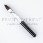 Soft Bristles Disposable Lip Makeup Brush Travel Lip Brush Black Plastic Handle
