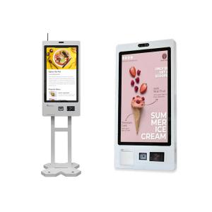 Wholesale Indoor Restaurant Ordering Kiosk 1920*1080P Resolution Wall Mounted Self Payment Kiosk from china suppliers