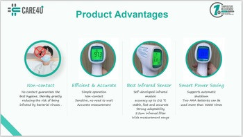 High Accuracy Digital Forehead Ear Thermometer Baby Kids Adult Fever Body Temper