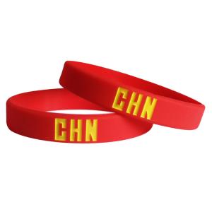 Wholesale Silicone wristband , audlt silicone band with custom logo , red/ blue /green black etc pantone color from china suppliers
