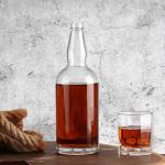 700ml 750ml 1000ml Standard Transparent Extra Flint Beverage Liquor Gin Vodka