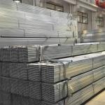 Hot Dipped Welded Galvanized Square Steel Tube Hollow Section For Construction