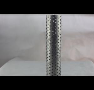 Wholesale Textile Roll Perforated Stainless Tube , Instrument Filter Perforated Round Tubing from china suppliers