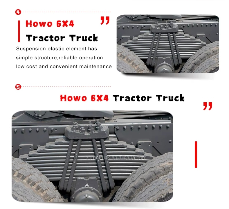 USED Howo 6*4 Tractor Trucks For Heavy-Duty Commercial Vehicles