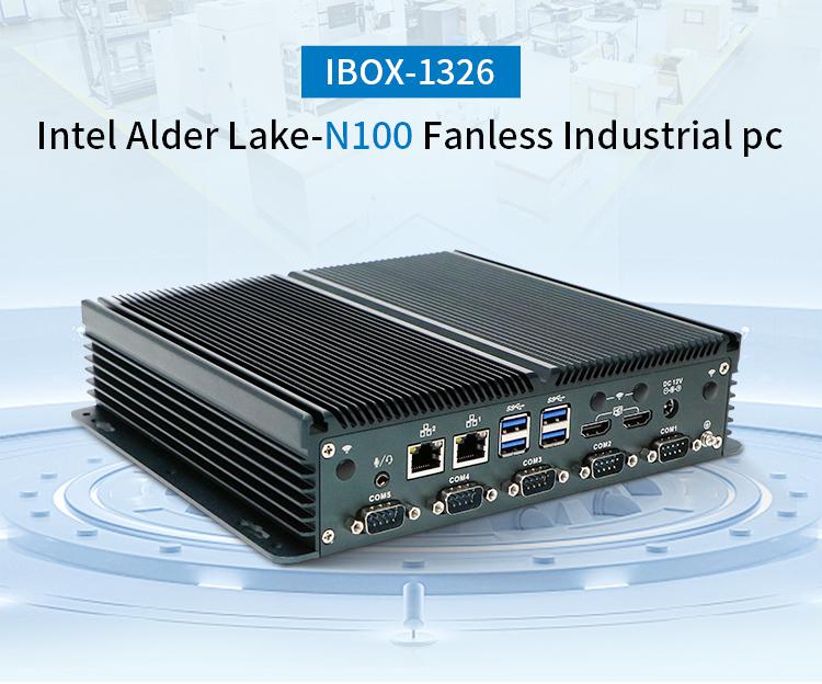 IBOX-1326 Intel Alder Lake-N100 Fanless Industrial pc