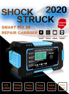 Wholesale 12V 24V AGM GEL Battery Intelligent Pulse Repair Charger Portable from china suppliers