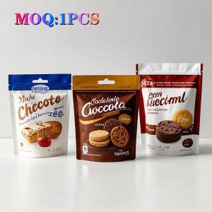 Wholesale Smell Proof Zipper Mylar Bags Custom 100mg 250g 500g Chips Snack Food Edible Packaging Bag from china suppliers
