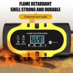 12V/24V 10A Intelligent Lead Acid Battery Charger for Motorcycle and Car Output