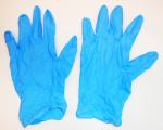 Blue Dispsoable Examination Nitrile Glove Powder Free 12 Inch For Medical Use