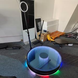 China Slow Motion Spinning LED 360 Photo Booth Automatic RGB Light Rotating on sale