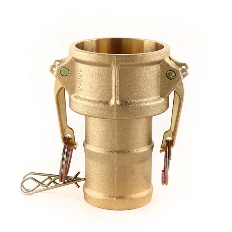 NPT Threads Camlock Type C Coupler Quick Connect Grooved Fittings Hose Coupling for 20-232 Temperature Range Applications
