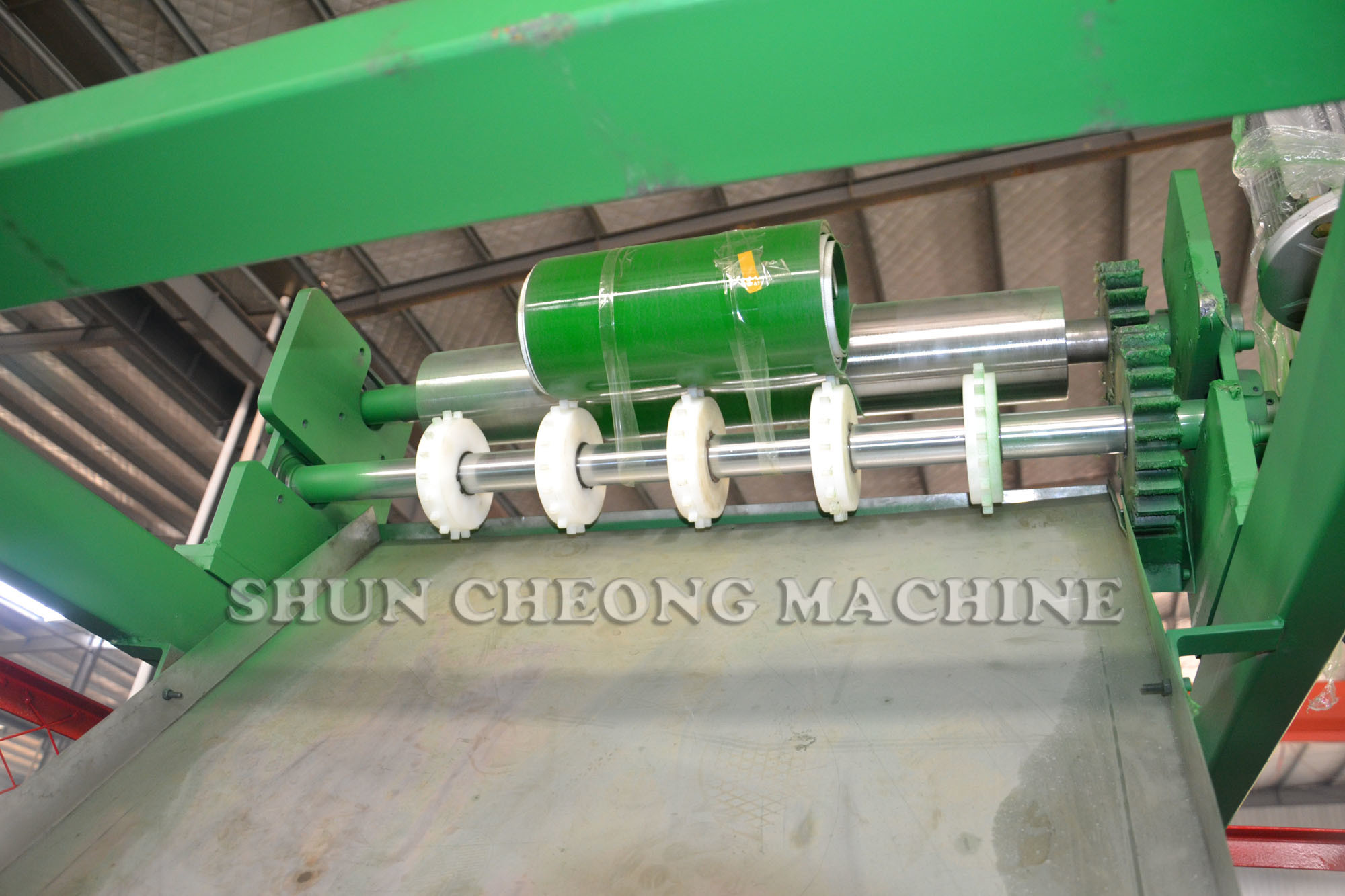 Customized Color Rubber Batch Off Machine , Batch Off Cooler