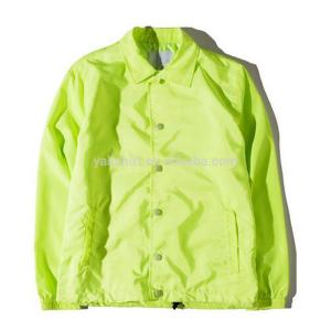 Wholesale Custom high quality blank 100% polyester mens coaches jacket from china suppliers