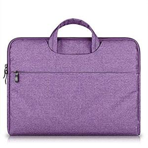 Wholesale 14-15.4 Inch Waterproof Laptop Carrying Case Oxford Fabric With Handle Purple from china suppliers
