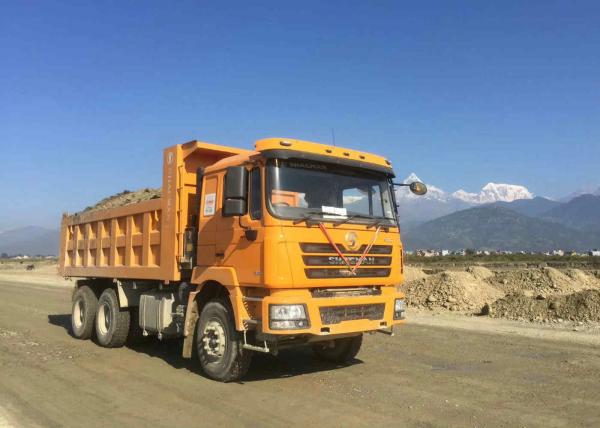 Quality Cummins Engine Shacman F2000 Truck , 6X4 25 Ton Dump Truck With Heavy Loading for sale