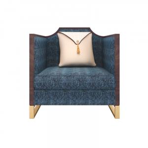 Wholesale New Chinese style of Sofa chairs used Golden Stainless steel legs and High density sponge upholstered furniture from china suppliers