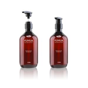Wholesale 500ml Empty Plastic Bottle For Lotion Pump 28/410 Round Shape from china suppliers
