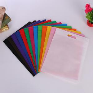 Wholesale Reusable Non Woven Fabric D Cut Bags Personalised Grocery Company Logo Eco Friendly from china suppliers