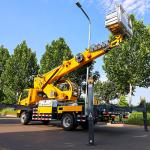 DONGFENG 153HP Telescopic Boom Lift Truck 32m Hydraulic Man Lift Truck in Stock