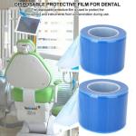 Anti Cross Infection Medical Dental Barrier Film Blue Non Sticky Plastic
