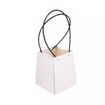 Florist Gift Printed Paper Carrier Bags Waterproof Bouquet Bags With Handles