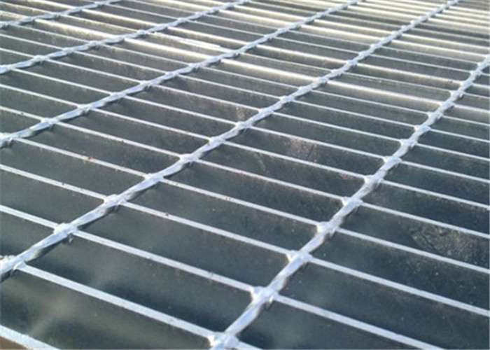 ANSI 32*5mm Walkway Galvanized Steel Grating For Construction Material