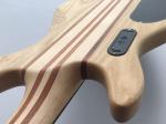 professional active electric bass guitar neck through body bass guitar with