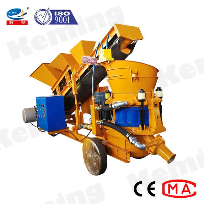 Screw Type Mixing Concrete Shotcrete Machine Slope Supporting