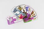 Custom Logo Eco Paper Jigsaw Puzzle Animal Alphabet Abc Matching Cards