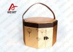 Blue Lid & Black Base Cardboard Food Packaging Boxes , Decorative Cardboard