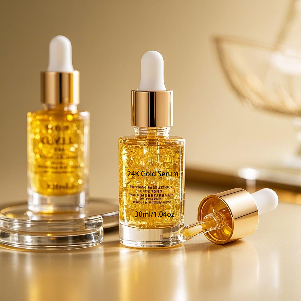 24k Gold Serum Facial Essence Whitening Skin Care Products Collagen Serums Face Organic Vitamin C