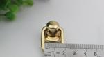 High quality light gold zinc alloy 16 mm metal stud rivet for handbag straps