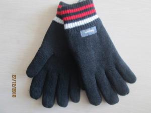 Wholesale Acrylic yarn gloves with Thinsulate for MENS outside or winter use from china suppliers
