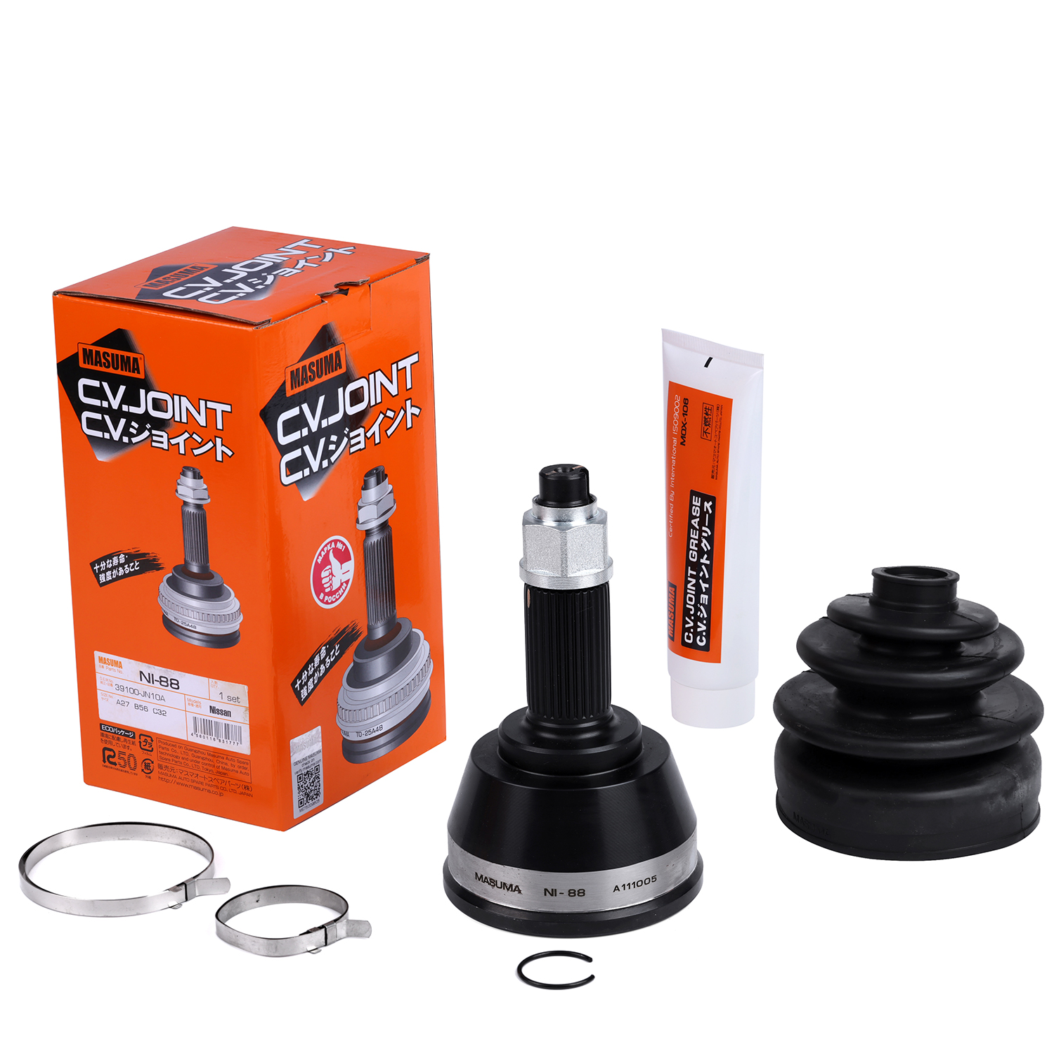 Japanese Car Model NI-88 MASUMA Auto Inner CV Joints CVJ KE9 2000cc 39211-1AA0A for NISSAN MURANO