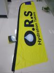 Outside Advertising Custom Beach Flags Seasonal Expo Sublimation wind feather