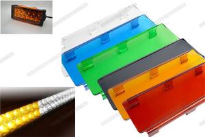 Wholesale 3 Inch / 6 Inch Automotive Lighting Accessories Colorful Outside Led Light Bar Cover from china suppliers