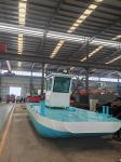 Flat Deck Barge Boat 30km/H Speed For Cargo Transportation 3-4ton
