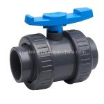 UPVC/PVC Socket Single/Double Union Ball Valve for Water Supply Customized