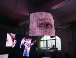 P20 DIP 346 Outdoor Full Color Transparent Led Curtain Display 2500 Pixel/M2