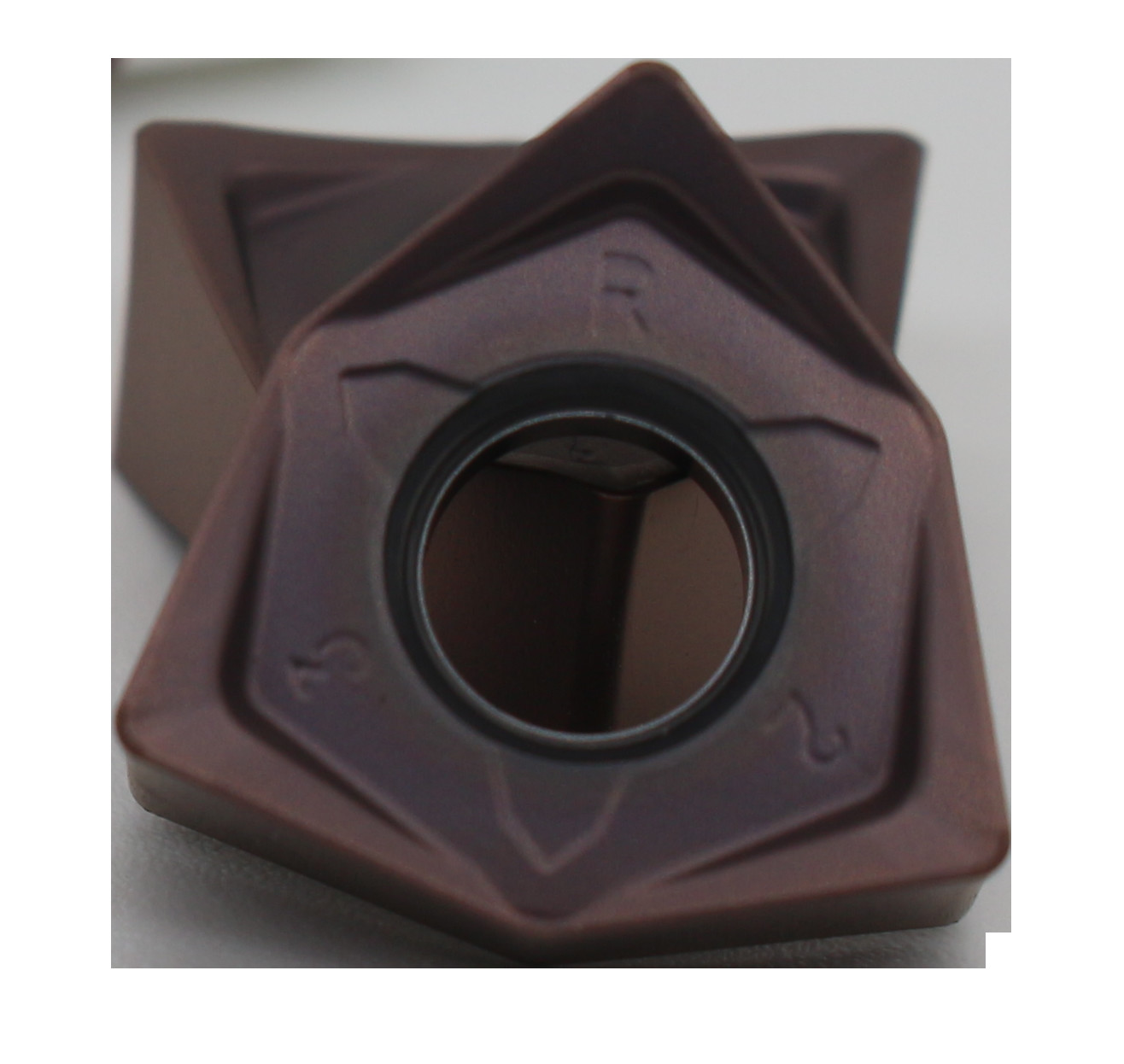 Steel Carbide Milling Insert , WNMU080608EN-R Face Milling Inserts Cutting