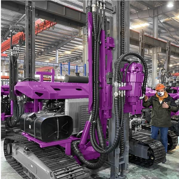 Pneumatic Drilling Rig Slope Stabilization Borehole Drilling Machine Mining DTH Drilling Equipment