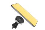 Round ABS aluminum Qi Magnetic 205kHz 15W Air Car Vent Charging