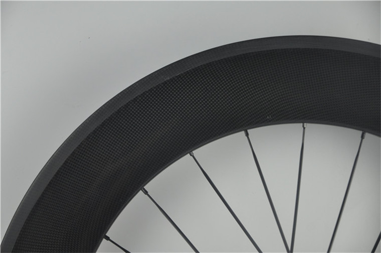 Light Electric Bike Parts 700c 60mm Carbon Road Bike Rim